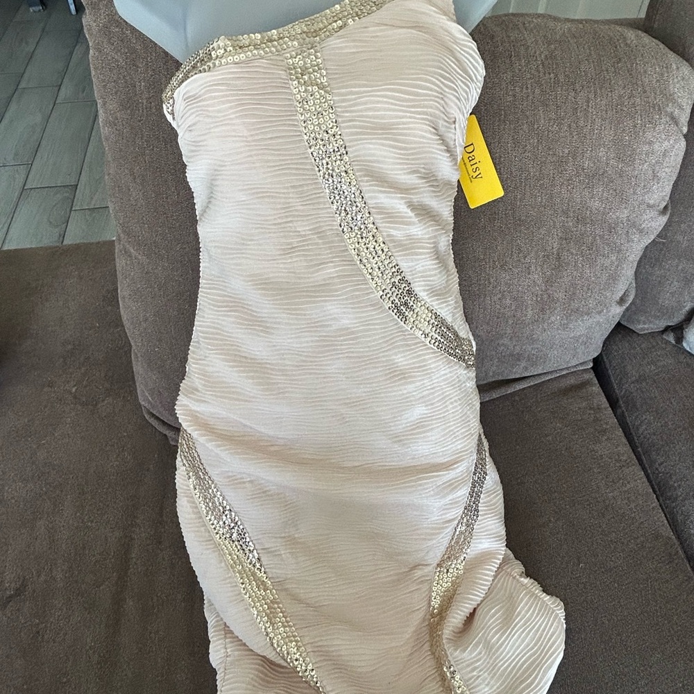 Daisy Cream Party Dress